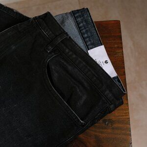 Belstaff Black Slim Fit Moto Jeans, 36x33